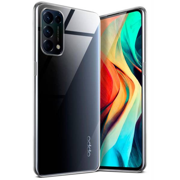 moex Aero Case für Oppo Find X3 Lite – Durchsichtige Hülle aus Silikon, Ultra Slim Handyhülle