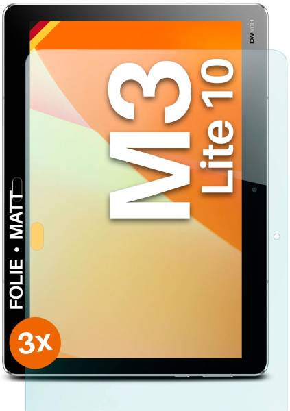 moex FlexProtect Matt für Huawei MediaPad M3 Lite 10 – Anti Reflex Schutzfolie für besten Displayschutz, Matt