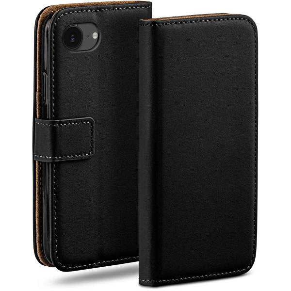 moex Book Case für iPhone 16e Klapphülle mit Kartenfach