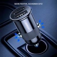 Joyroom Auto Ladegerät - Zigarettenanzünder USB-Ladegerät, Autoladeadapter 2x USB 3.1 A Anschluss, 15W