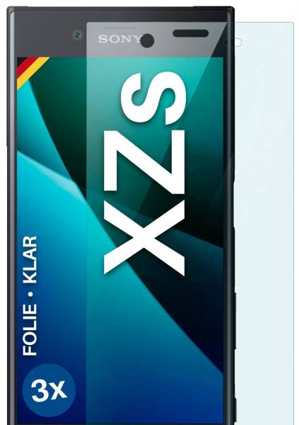 moex FlexProtect Klar für Sony Xperia XZs – Schutzfolie für unsichtbaren Displayschutz, Ultra klar