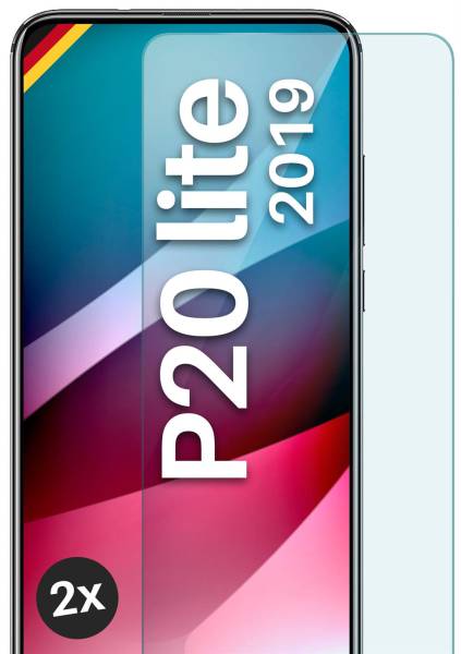 moex ShockProtect Klar für Huawei P20 Lite (2019) – Panzerglas für kratzfesten Displayschutz, Ultra klar
