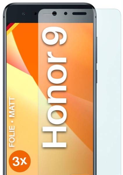 moex FlexProtect Matt für Huawei Honor 9 – Anti Reflex Schutzfolie für besten Displayschutz, Matt