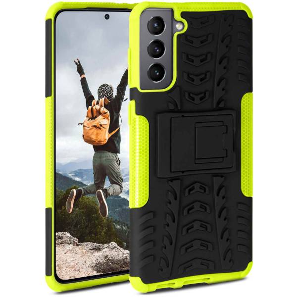 ONEFLOW Tank Case für Samsung Galaxy S21 Plus – Stoßfeste Panzer Hülle – Rugged Outdoor Handyhülle