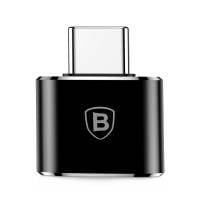 Baseus USB Adapter – für Smartphones und andere Geräte, kompakter Adapter mit OTG-Funktion, USB-A auf USB-C