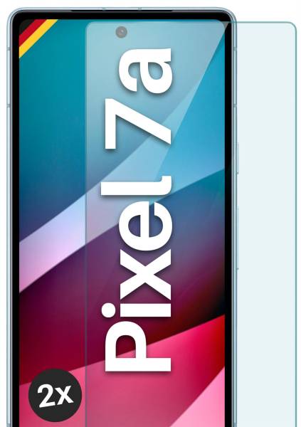 moex ShockProtect Klar für Google Pixel 7a – Panzerglas für kratzfesten Displayschutz, Ultra klar