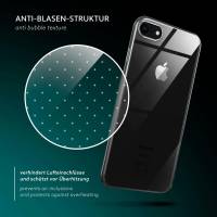 moex Aero Case für Apple iPhone SE 2. Generation (2020) – Durchsichtige Hülle aus Silikon, Ultra Slim Handyhülle