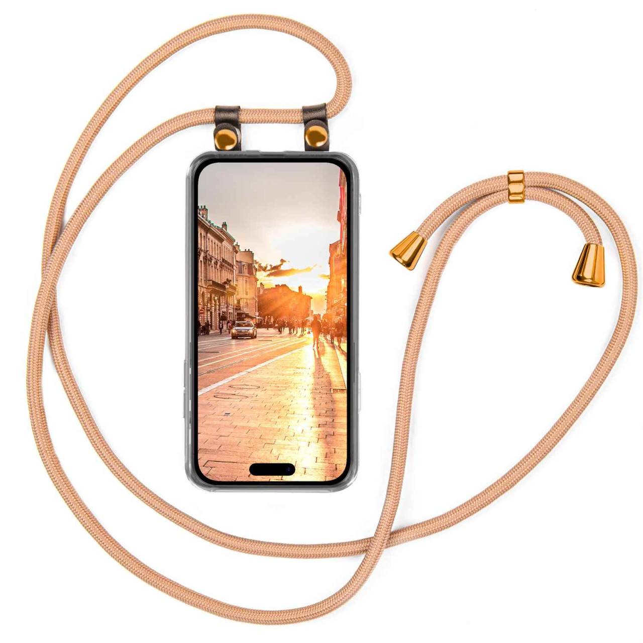 moex Free Spirit iPhone 14 Pro Max Hülle mit Band abnehmbar