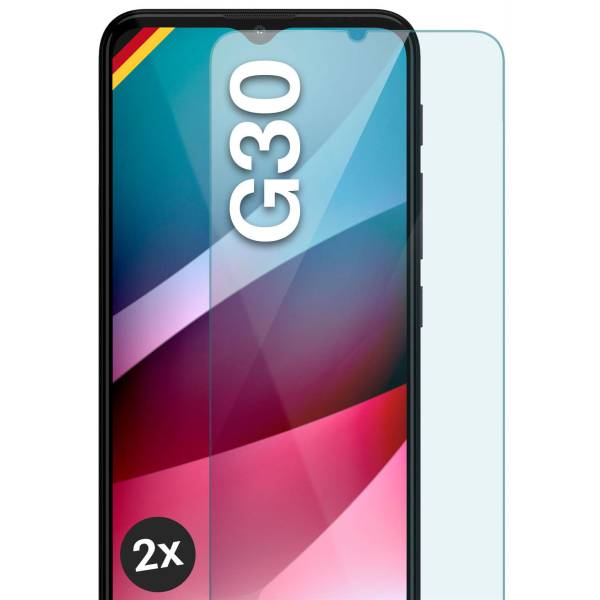 moex ShockProtect Klar für Motorola Moto G30 – Panzerglas für kratzfesten Displayschutz, Ultra klar