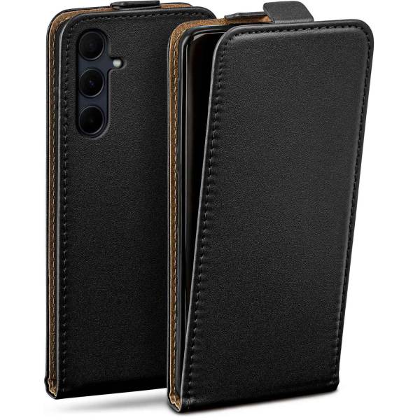 moex Flip Case Samsung Galaxy A35 5G Klapphülle Leder