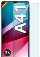 moex ShockProtect Klar für Samsung Galaxy A41 – Panzerglas für kratzfesten Displayschutz, Ultra klar