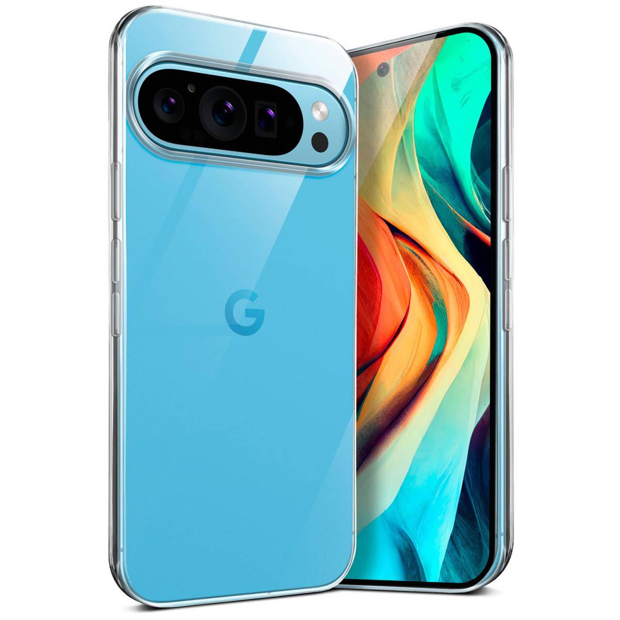 moex Aero Case Google Pixel 9 Pro durchsichtig aus Silikon