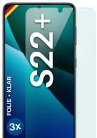 moex FlexProtect Klar für Samsung Galaxy S22 Plus – Schutzfolie für unsichtbaren Displayschutz, Ultra klar