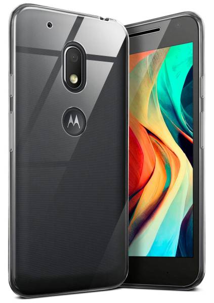 moex Aero Case für Motorola Moto G4 Play – Durchsichtige Hülle aus Silikon, Ultra Slim Handyhülle