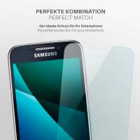 moex FlexProtect Klar für Samsung Galaxy S4 Zoom – Schutzfolie für unsichtbaren Displayschutz, Ultra klar