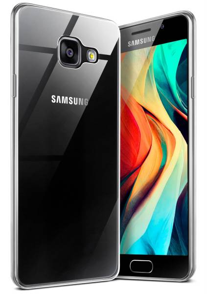 moex Aero Case für Samsung Galaxy A3 (2016) – Durchsichtige Hülle aus Silikon, Ultra Slim Handyhülle