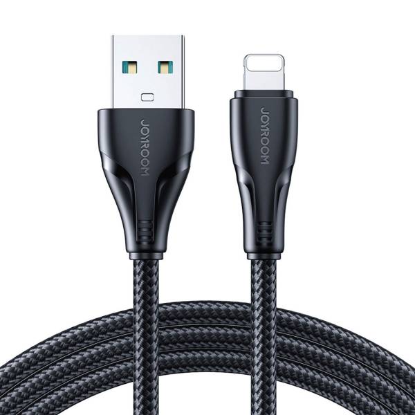 Joyroom Ladekabel – USB A auf Lightning für iPhone und iPad, Schnellladekabel Surpass Serie, Nylon, Länge 3,0m