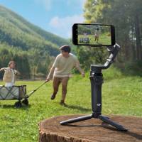 DJI Osmo Mobile 6 – Smartphone-Gimbal, 3-Achsen-Stabilisierung, integrierter Verlängerungsstab – handlich und faltbar