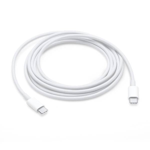 Apple Ladekabel – USB-C auf USB-C für Smartphones und andere Geräte, Schnelle Datenübertragung, Länge 2,0 m