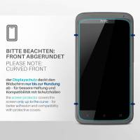 moex FlexProtect Klar für HTC One X – Schutzfolie für unsichtbaren Displayschutz, Ultra klar