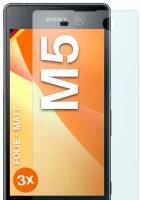 moex FlexProtect Matt für Sony Xperia M5 – Anti Reflex Schutzfolie für besten Displayschutz, Matt