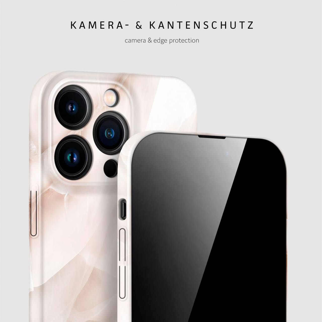 ONEFLOW Bliss Cover iPhone 15 Pro Max Marmor Muster