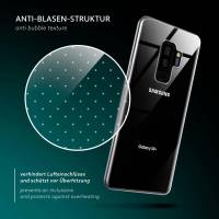 moex Aero Case für Samsung Galaxy S9 Plus – Durchsichtige Hülle aus Silikon, Ultra Slim Handyhülle