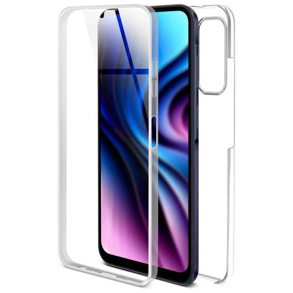 ONEFLOW Touch Case für Samsung Galaxy A25 5G – 360 Grad Full Body Schutz, komplett beidseitige Hülle