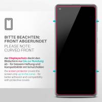moex ShockProtect Klar für Samsung Galaxy A21s – Panzerglas für kratzfesten Displayschutz, Ultra klar