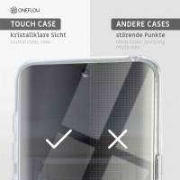 ONEFLOW Touch Case für Samsung Galaxy S21 FE 5G – 360 Grad Full Body Schutz, komplett beidseitige Hülle