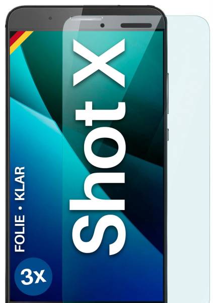 moex FlexProtect Klar für Huawei ShotX  – Schutzfolie für unsichtbaren Displayschutz, Ultra klar