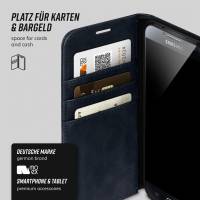 moex Casual Case für Samsung Galaxy S4 – 360 Grad Schutz Booklet, PU Lederhülle mit Kartenfach