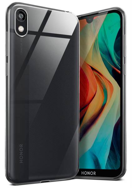 moex Aero Case für Honor 8S – Durchsichtige Hülle aus Silikon, Ultra Slim Handyhülle