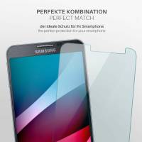moex ShockProtect Klar für Samsung Galaxy Note 3 Neo – Panzerglas für kratzfesten Displayschutz, Ultra klar