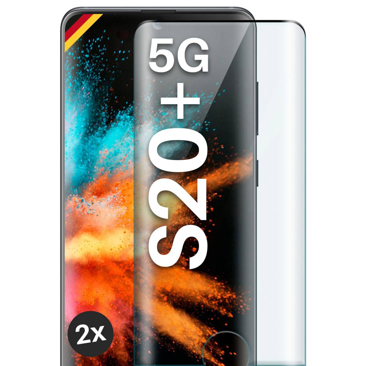 moex CurveProtect Samsung Galaxy S20 Plus 5G Panzerglas 3D Full Screen