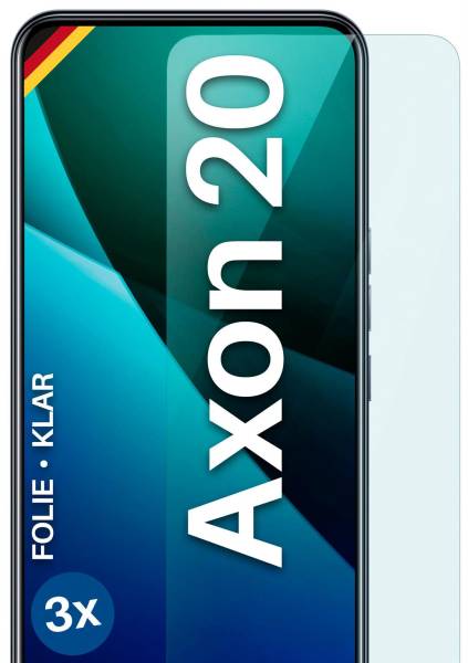 moex FlexProtect Klar für ZTE Axon 20 – Schutzfolie für unsichtbaren Displayschutz, Ultra klar