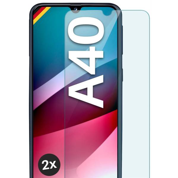 moex ShockProtect Samsung Galaxy A40 Panzerglas Klar