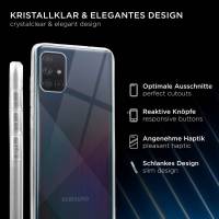 ONEFLOW Clear Case Samsung Galaxy A71 Silikonhülle transparent – weiteres Produktbild 1