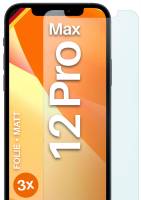 moex FlexProtect Matt für Apple iPhone 12 Pro Max – Anti Reflex Schutzfolie für besten Displayschutz, Matt