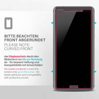 moex ShockProtect Klar für Nokia 6 – Panzerglas für kratzfesten Displayschutz, Ultra klar