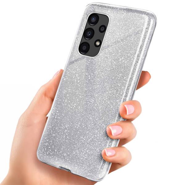 ONEFLOW Glitter Case für Samsung Galaxy A13 (4G) – Glitzer Hülle aus TPU, designer Handyhülle