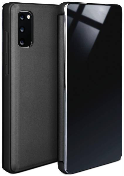 moex Void Case für Samsung Galaxy S20 – Klappbare 360 Grad Schutzhülle, Hochglanz Klavierlack Optik