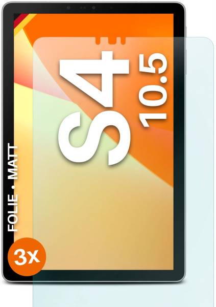 moex FlexProtect Matt für Samsung Galaxy Tab S4 – Anti Reflex Schutzfolie für besten Displayschutz, Matt