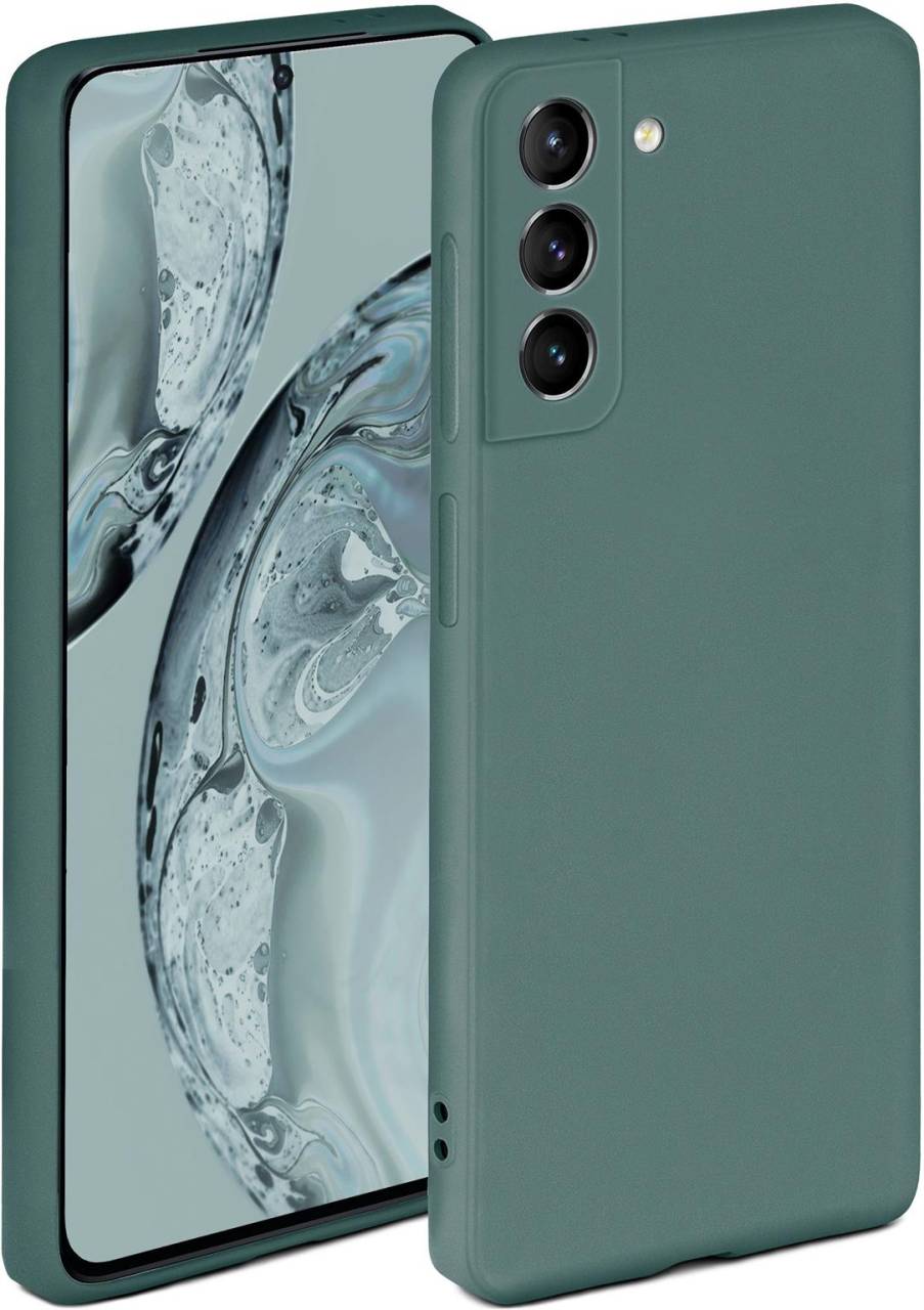 ONEFLOW Soft Case für Samsung Galaxy S21 – weiche Handyhülle aus Silikon mit Kameraschutz