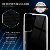 ONEFLOW Clear Case für Samsung Galaxy S22 Plus – Transparente Hülle aus Soft Silikon, Extrem schlank