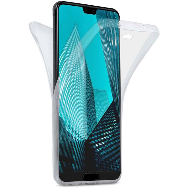 Für Huawei P20 Pro | Beidseitige, klare Silikonhülle | DOUBLE CASE