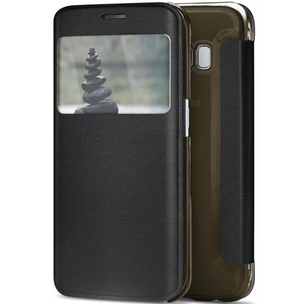 Für Samsung Galaxy S8 Plus | Elegante Klapptasche mit Fenster | FOCUS CASE