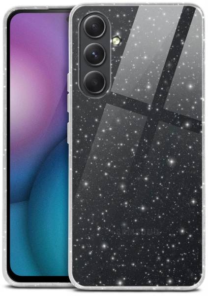 moex® Sparky Case für Samsung Galaxy A54 5G – Stylische Glitzer Hülle, ultra slim Handyhülle, durchsichtig