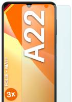 moex FlexProtect Matt für Samsung Galaxy A22 (4G) – Anti Reflex Schutzfolie für besten Displayschutz, Matt