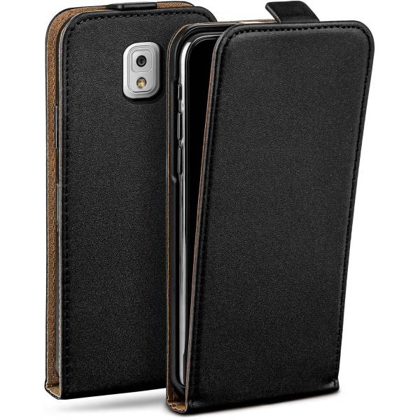 moex Flip Case für Samsung Galaxy Note 3 – PU Lederhülle mit 360 Grad Schutz, klappbar
